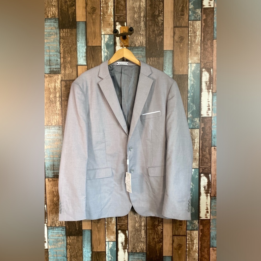 Wehilion 3XL gray suit jacket - Picture 2 of 16